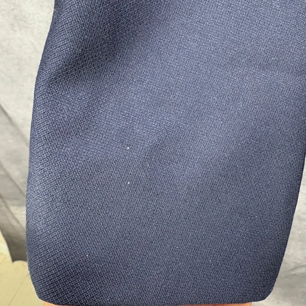 Peter Millar 100% Wool Unstructured Blazer Jacket Mens L Reg Navy Preppy Unlined